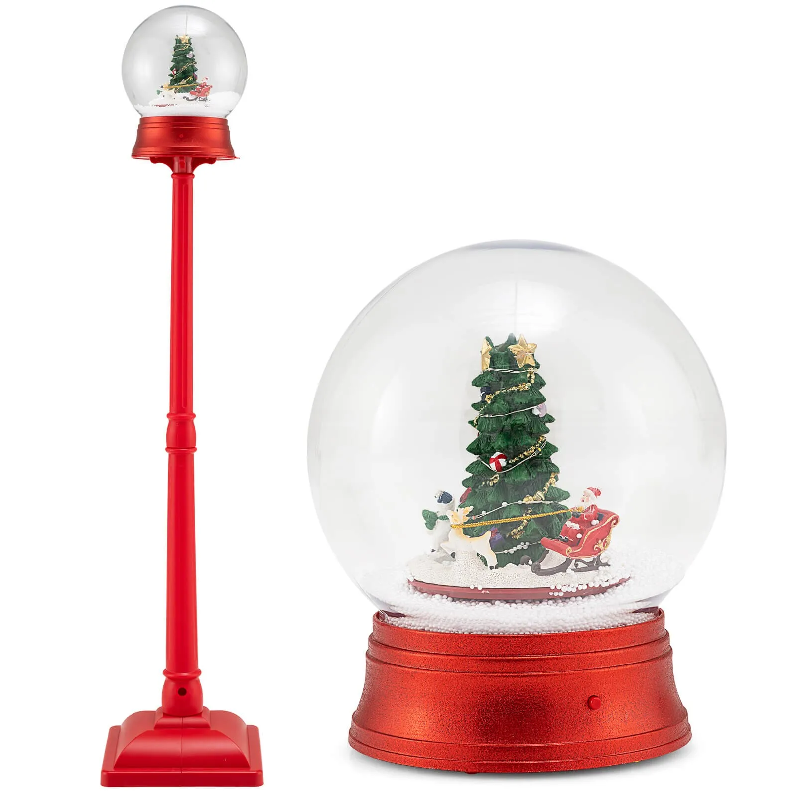 

Музыкальный рождественский уличный фонарь длиной 5 футов с 8 мелодиями и 15 красочными светодиодными фонарями для крыльца