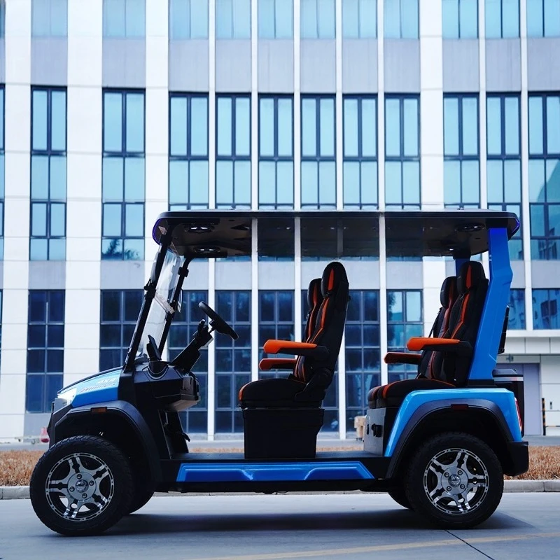 Customized Golf Cart 4 Seater 72V Lithium Battery 4WD Off Road With