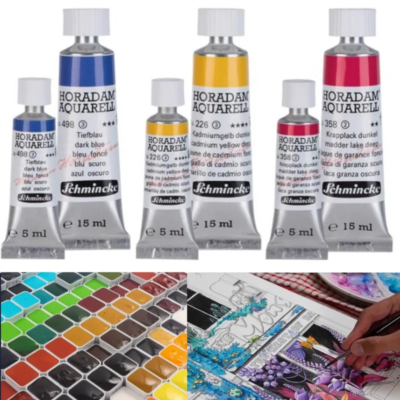 

5/15ml-tube Shimink Master Grade Watercolor Pigments Artist's Art Supplies Outdoor Hand-drawn Illustration Creation Water Color