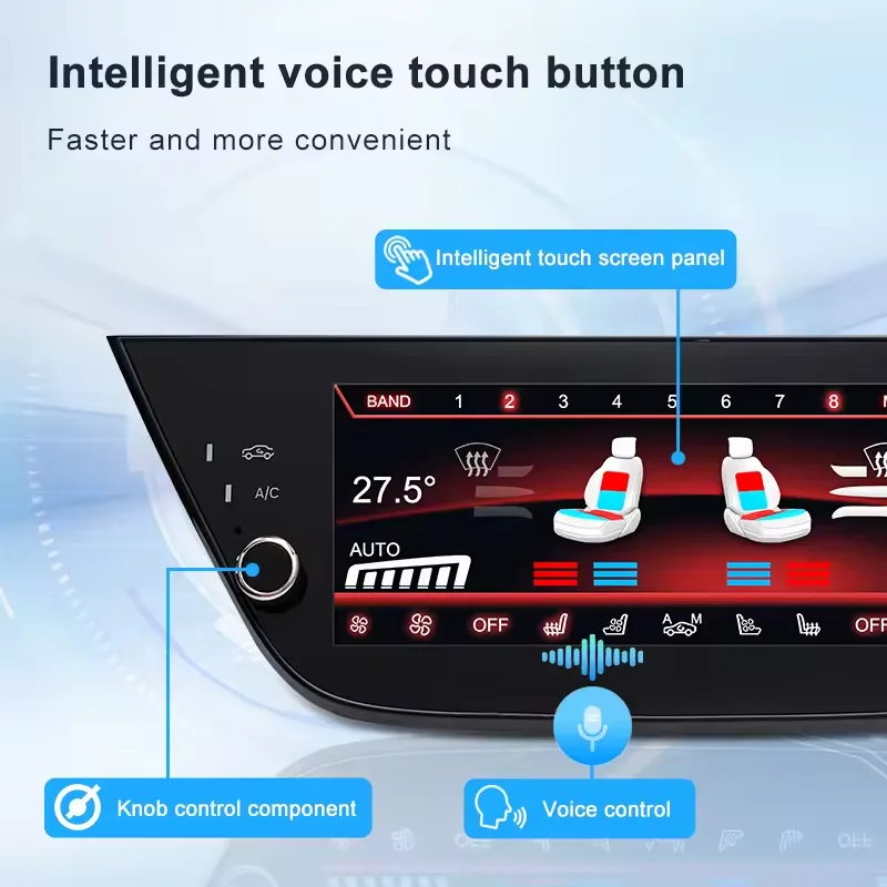 Air Conditioner touch screen For BMW 1/2/3/4/5/X1/X2/X3/X4/X5/X6 Series Heated/Cooling Digital Air Conditioner Control Screen Di