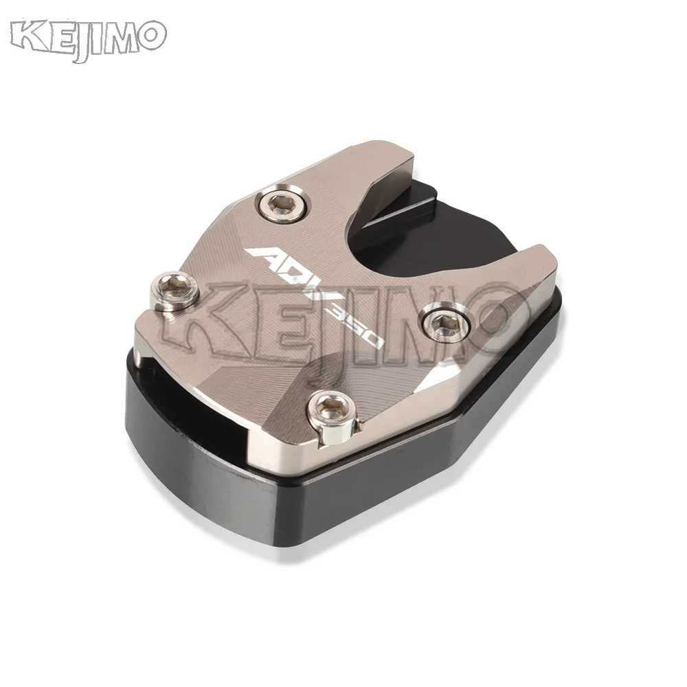 For HONDA ADV350 ADV160 ADV150 ADV 150 160 350 pcx Side Stand Extension Kickstand Enlarger Plate Pad Motorcycle CNC Accessories