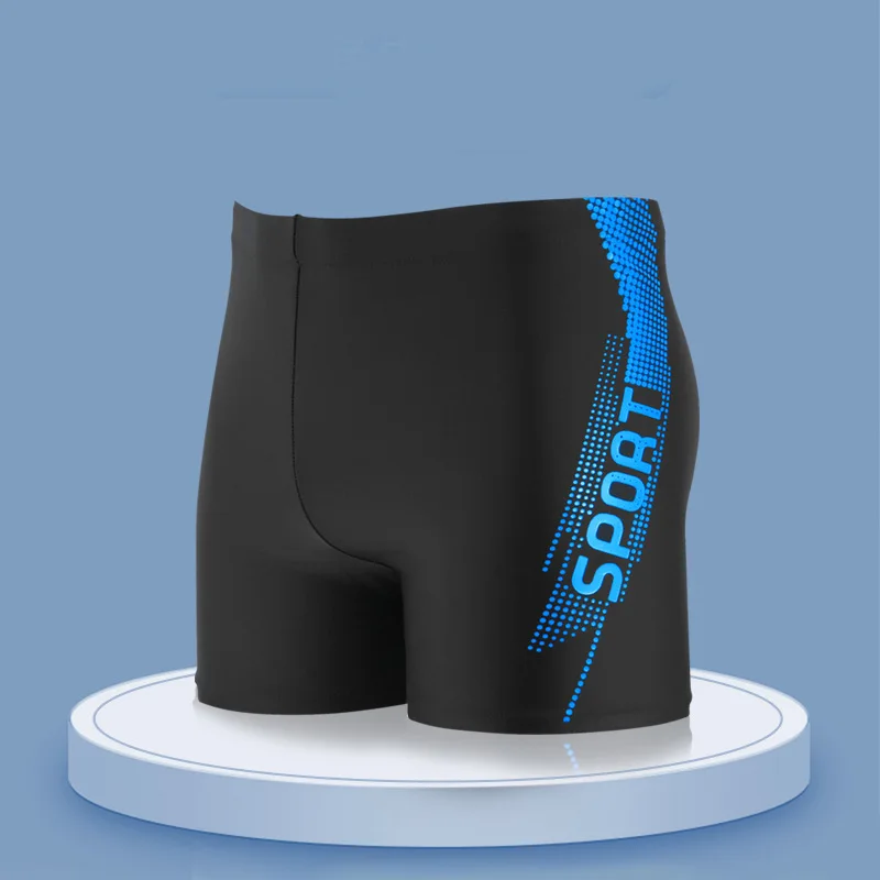Men's-High-Waist-Swim-Trunks-Quick-Dry-Swimming-Shorts-Soft-Breathable-Beach-Wear-for-Bathing-Hot-Spring-Slim-Fit-Swimwear