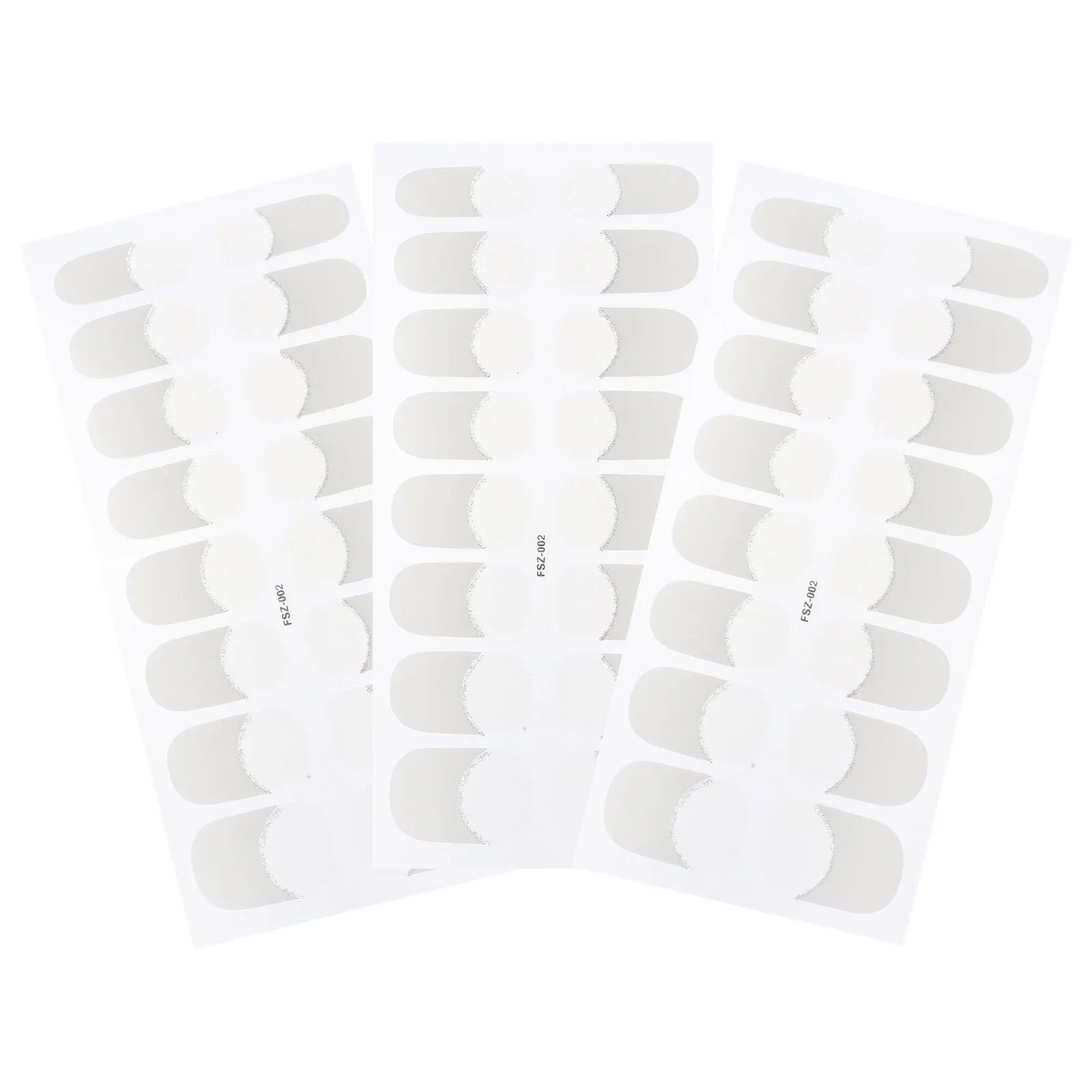 

3 Sheets Nail Stickers Polish Strips Long-Lasting Nail Wraps Women Manicure Supplies Gel Polish Strips