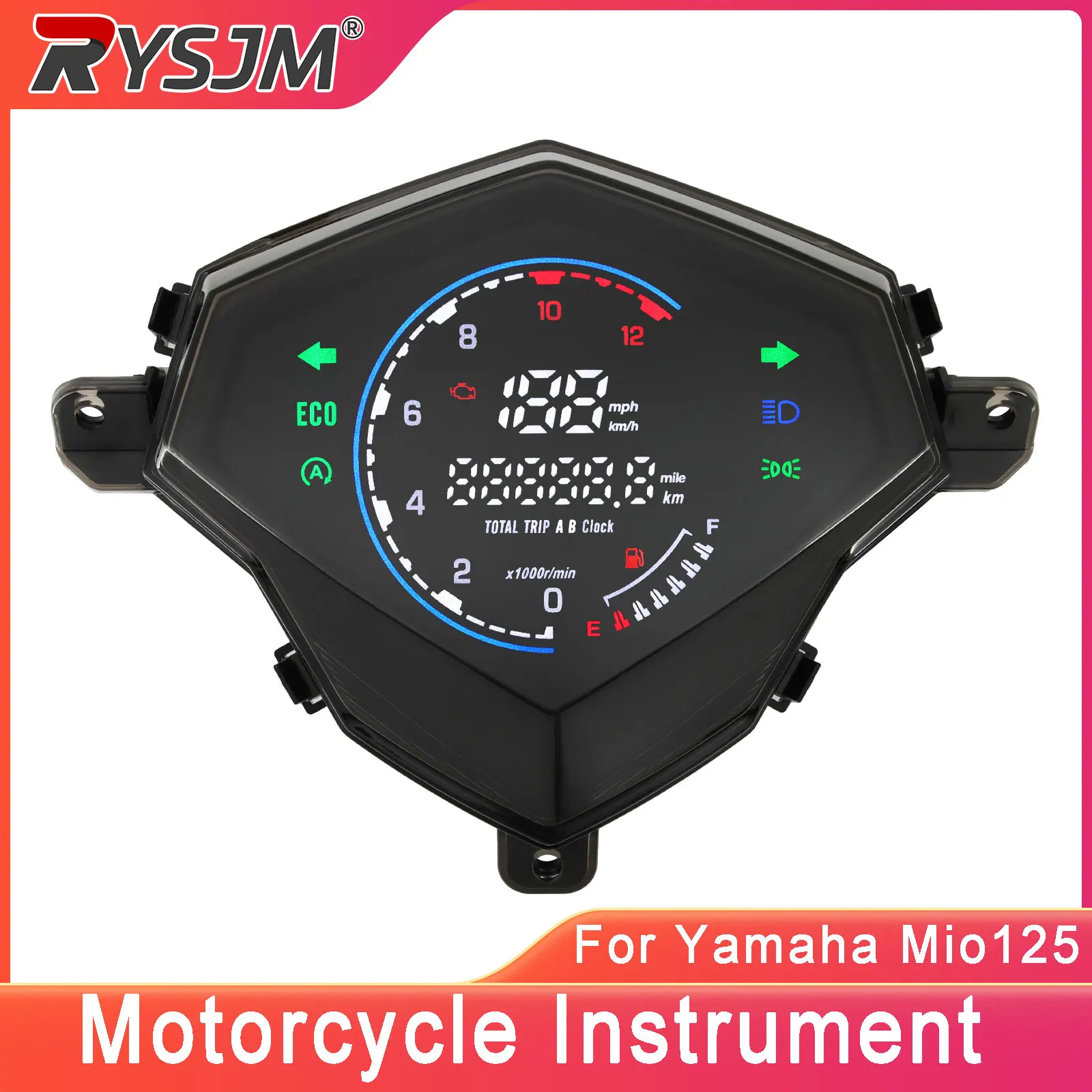 New Digital Speedometer Odometer Led Meter For Yamaha Mio125 Mio I125 Mio110 Mio M3