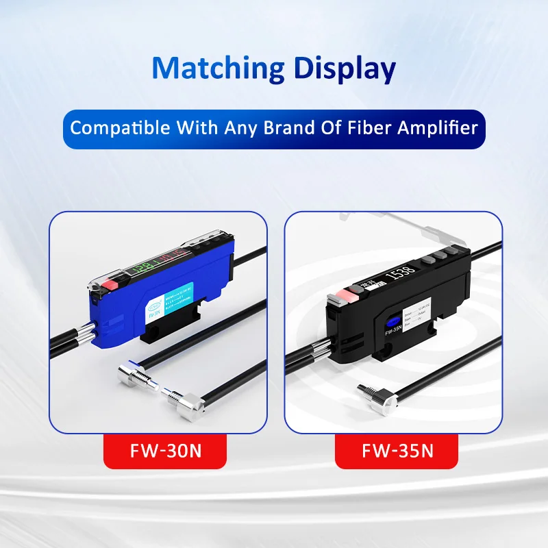 FUWEI High Temperature Resistant Fiber Optic Sensor Probe 200 Degree Induction FWGR-310H Reflective Amplifier High Temperature