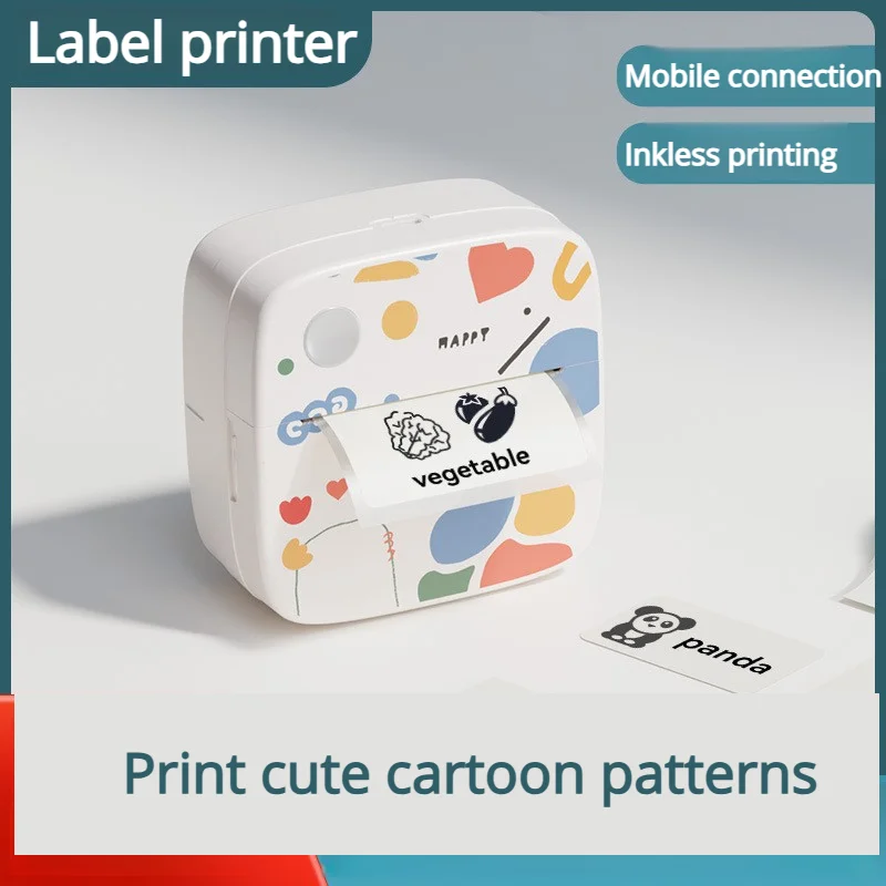 Mini Portable Thermal Printer Portable Mini Printers Wireless Bluetooth For Students Icorrect Notes And Inkless Printing
