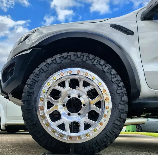 

6061-T6 Кованые колеса из алюминиевого сплава 17x9 с глубокими губами для пикапа SUV Jeep Wrangler Ford F-250 F-350 RAM GMC