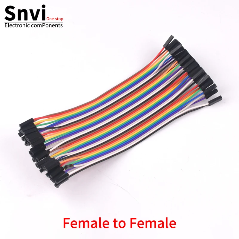 40-Pin Dupont Jumper-Kabel-Set 10cm 20cm 30cm 40cm Stecker zu Stecker Buchse zu Stecker Buchse zu Buchse Dupont-Leitungen für Arduino DIY – Detail 2