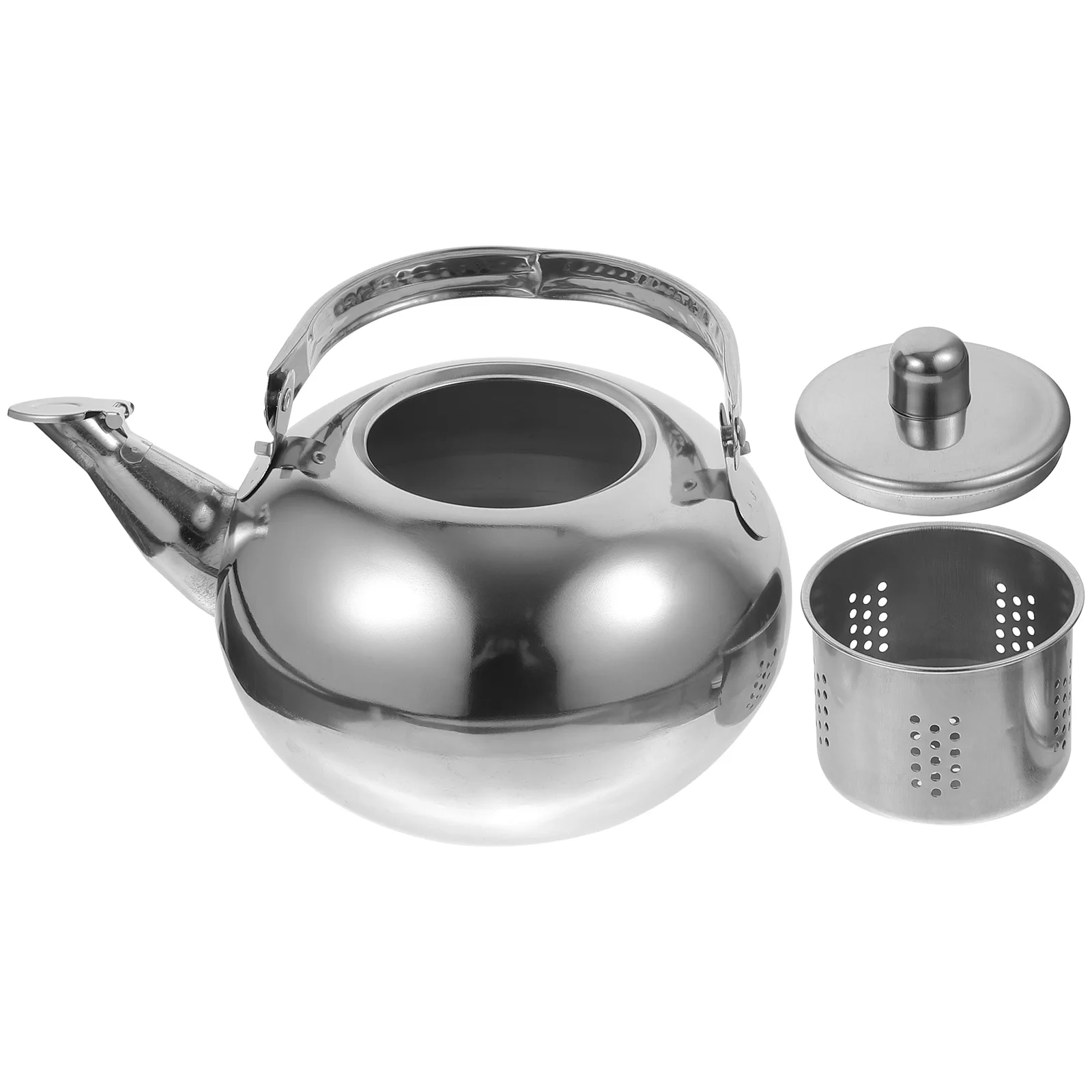 

Stainless Steel Teapot Coffee Kettle Travel Jug Insulation Bottle Food Grade Safe Use Home Office Kitchen Bar Water Pot