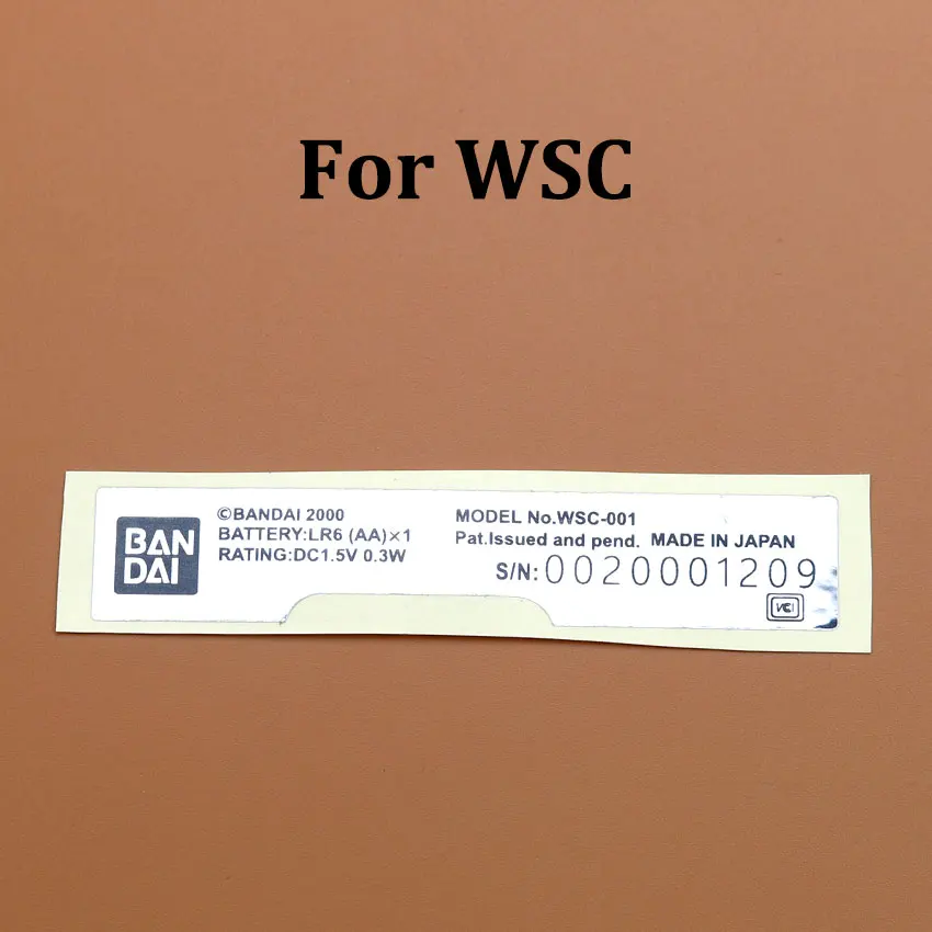 ملصقات خلفية لوحدة التحكم في الألعاب ، غلاف ملون ، عصا اللوحة ، JCD لـ GB ، GBC ، GBP ، GBL ، WSC ، SNK ، NGPC ، جديد