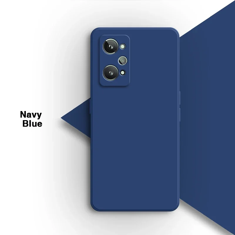 غطاء خلفي من السيليكون السائل لهاتف OPPO Realme GT 2 GT2 Pro 2Pro Explorer Master 5G جراب هاتف غلاف ناعم