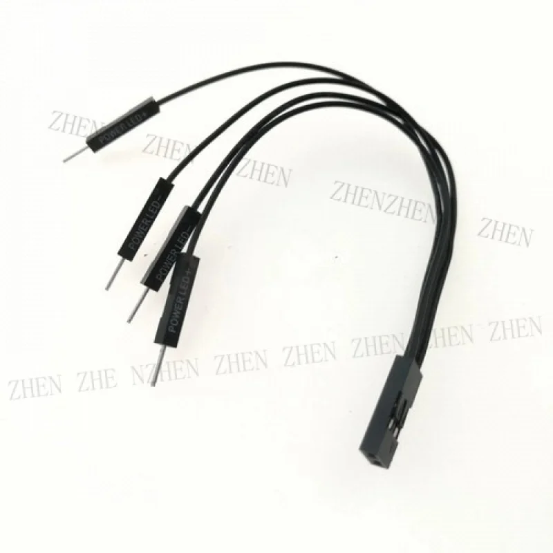Y Y 10pcs Motherboard Power Cable 2-Pin 2 To 4 Splitter Switch Dupont Male To Female