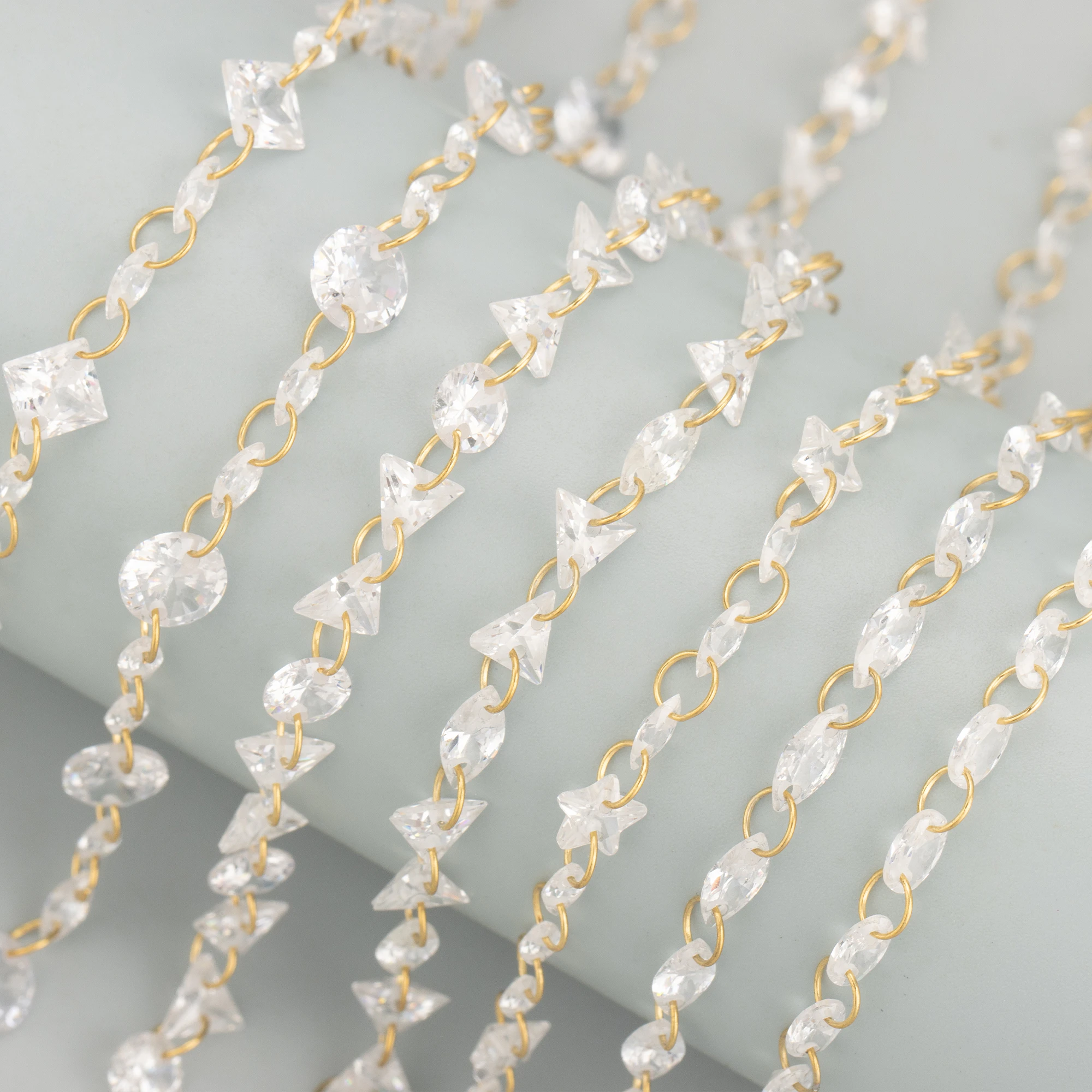 gufeather-20-cm-lote-c444-corrente-feita-a-mao-aco-inoxidavel-zirconias-aaaaa-acessorios-de-joias-diy-fabricacao-de-colar-de-pulseira-diy