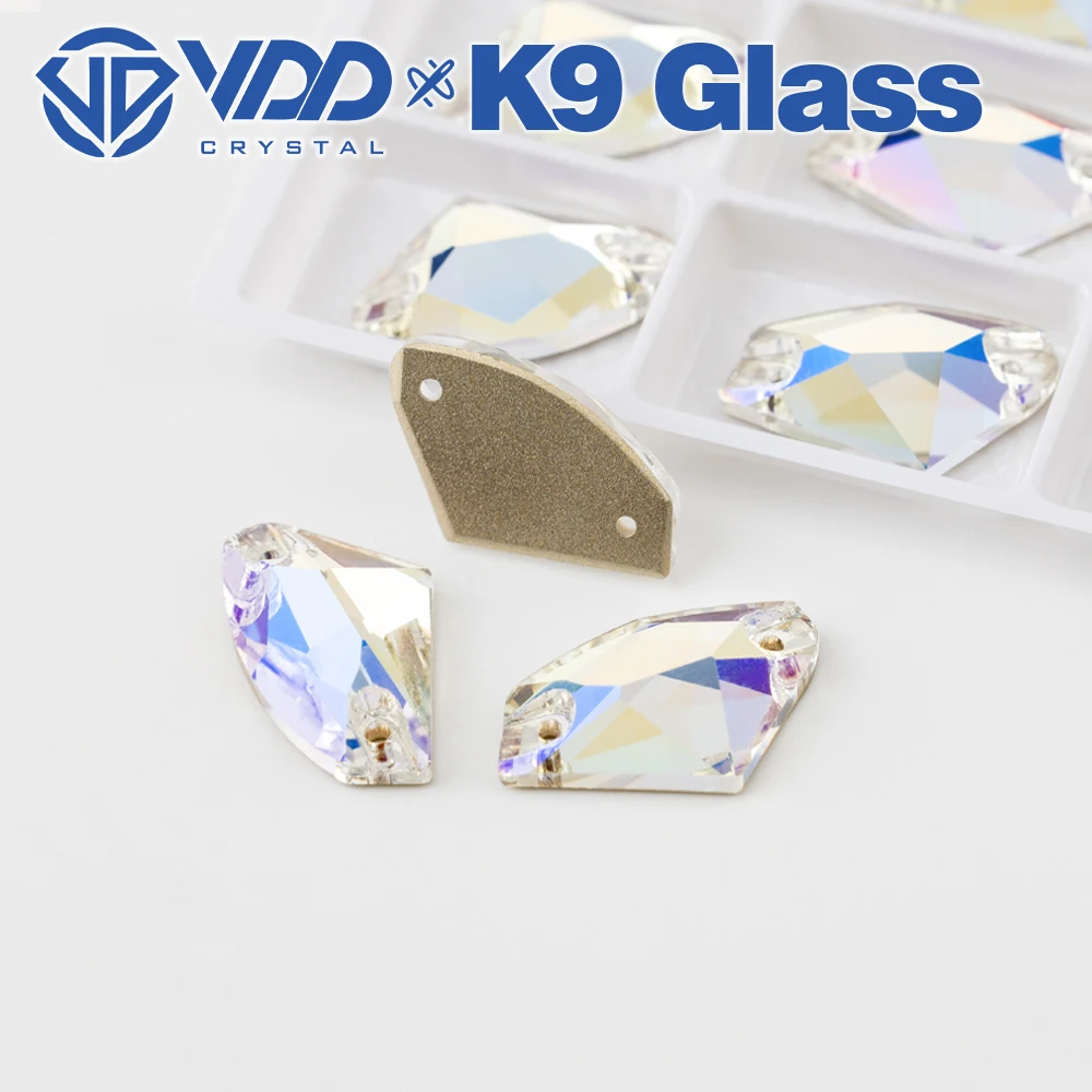 VDD S256 Moonlight Galactic Top Quality K9 Glass Sew On Rhinestones Crystal Flatback Sewing Stones For Clothes Decorations