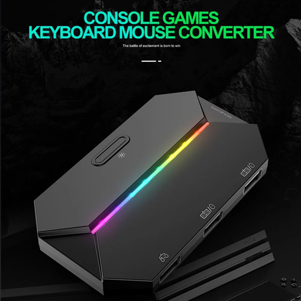 For Nintend Switch Xbox One PS3 PS4 Game Console G6L Gaming Keyboard Mouse Converter Portable Wired Mobile Controller Adapter