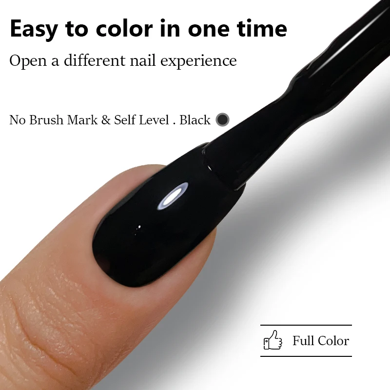 MSHARE 500g Black Colors Nail Gel Polish Supplies Vernis Semi Permanent Nail Art Manicure Soak Off LED UV Gel Nail Varnishes