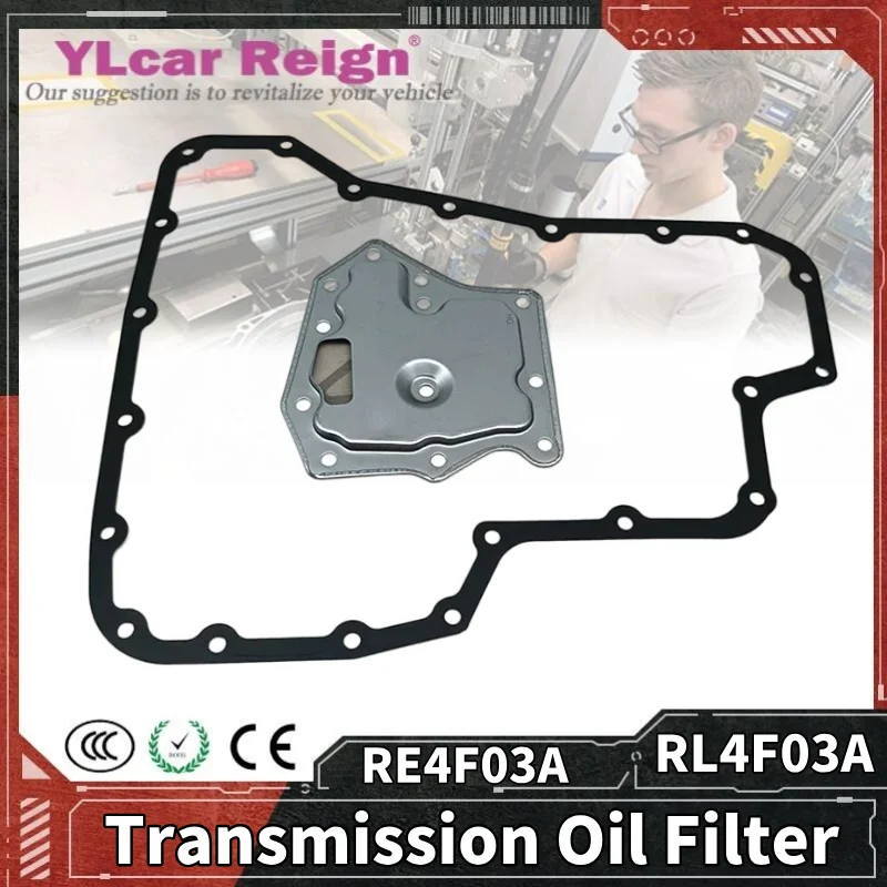 

RE4F03A RE4F03B RL4F03A RE4F03V Automatic Transmission Oil Filter and Gasket For Nissan 31728-31X01 Car Accessories