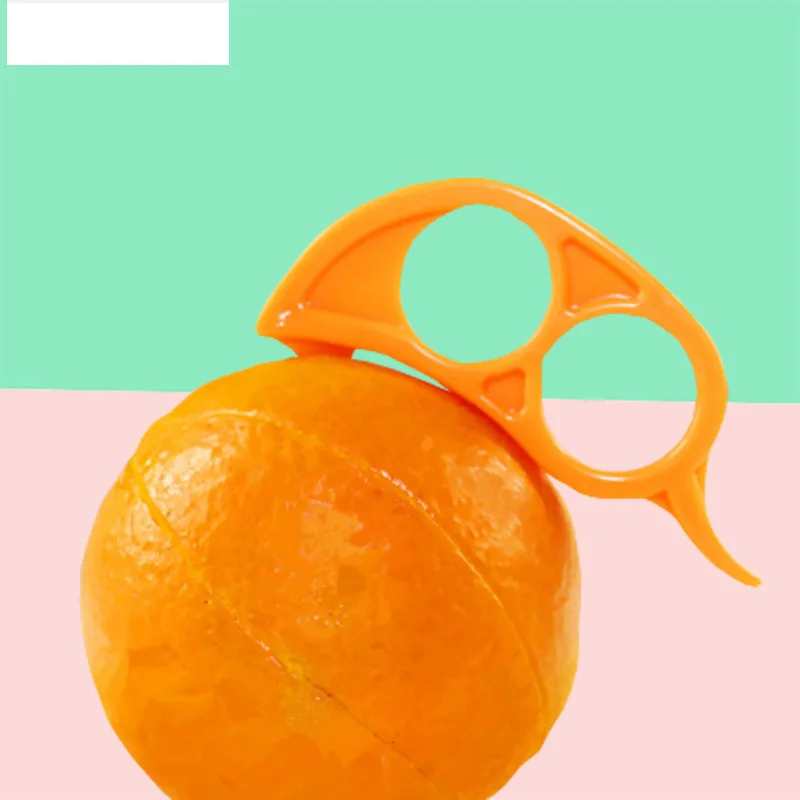 Orange Peeler Citrus Peeler Plastic Fruit Slicer Creative Lemon Oranges Peeler Stripper Snail Peeling Orange Opener Kitchen Tool