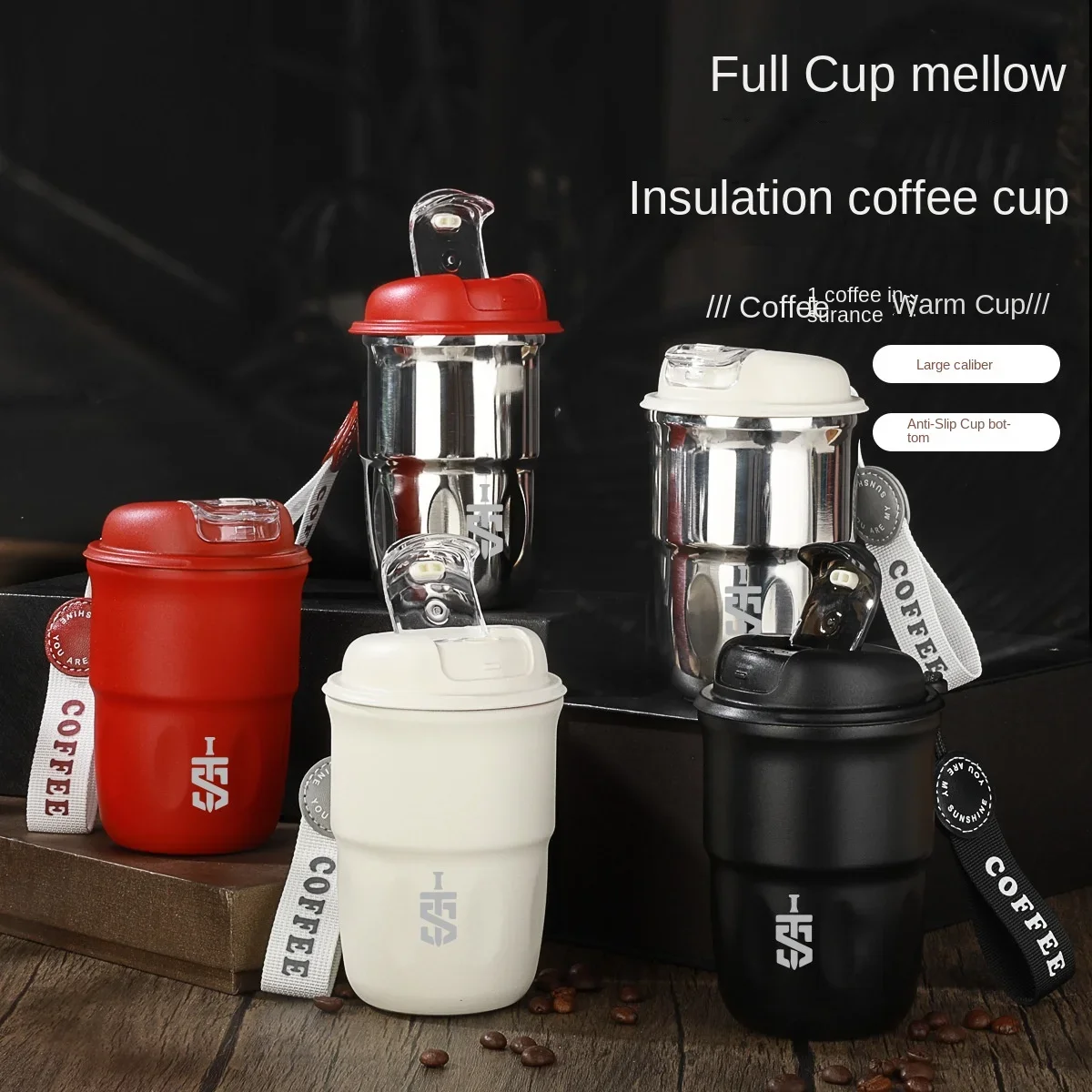 

Stainless steel insulated coffee cups, thermos bottle