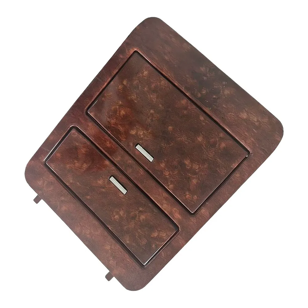 For Car Interior Storage Console Cup Holder Truck Cup Holder Woodgrain Finish Plastic Material Easy Installation