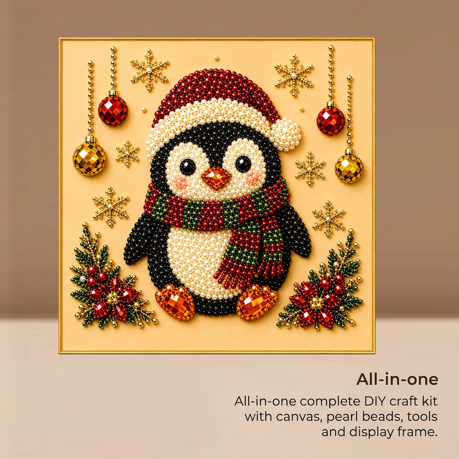 DOWMOO クリスマスパールアートキット サンタの肖像画  - Resin Art Wall Decor のレビューと価格