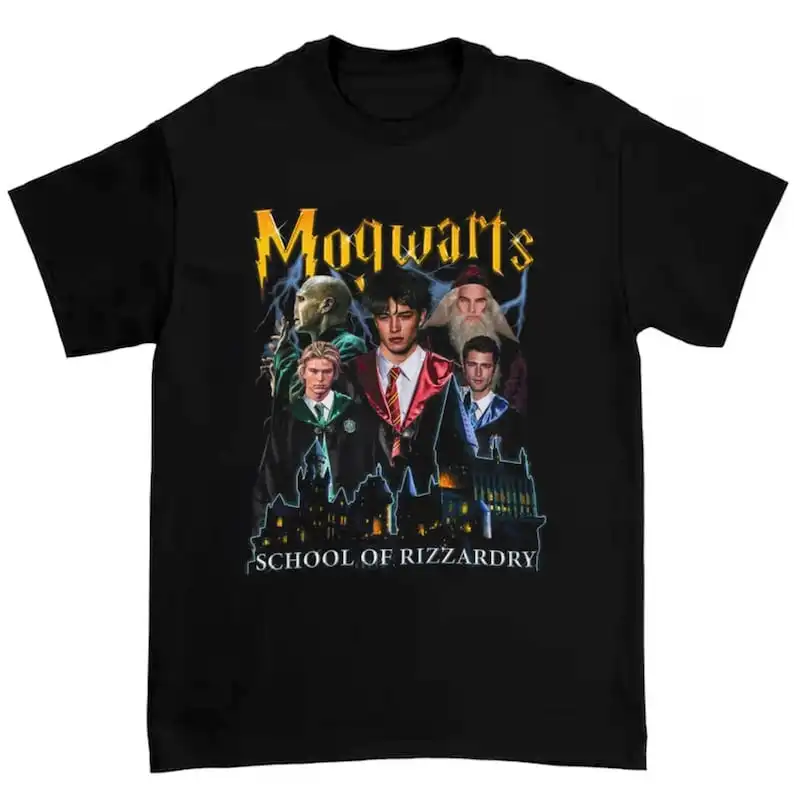 Mogwarts School of Rizzardry unisex t-shirt, sweatshirt