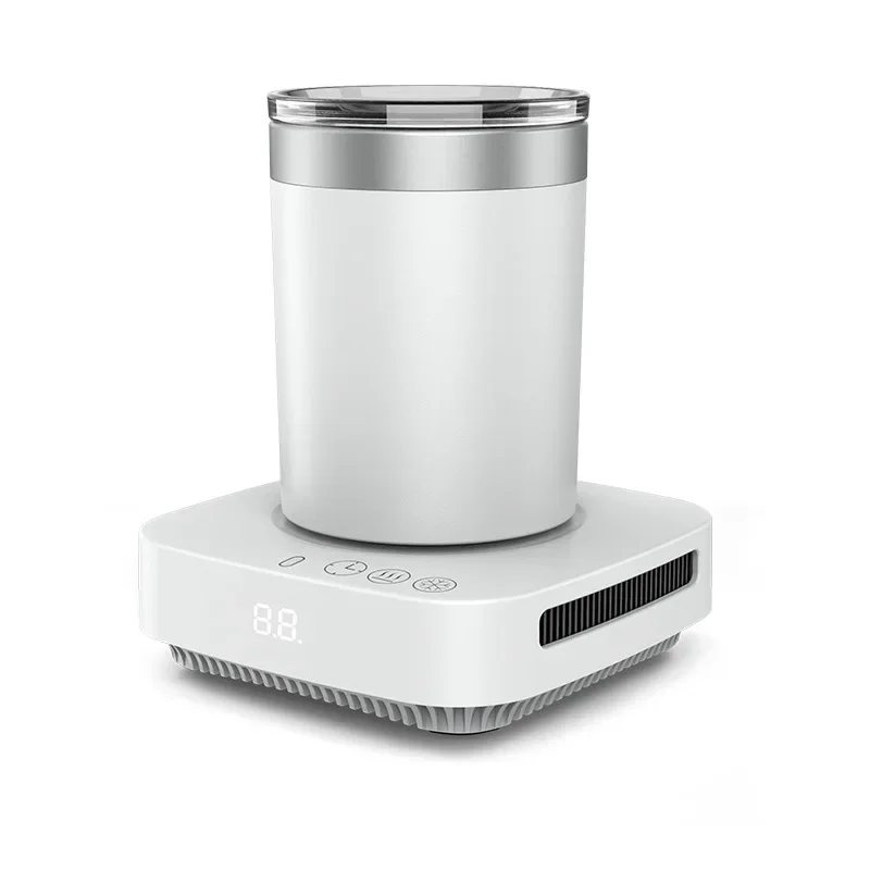 Fast cooling and heating cup health cup base, intelligent temperature control digital display hot and cold coaster creativity
