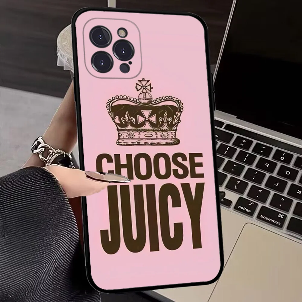 J-Juicy Cool C- Couture Phone Case for iPhone 15 8 7 6 6S Plus X SE 2020 XR XS 14 11 12 13 Mini Pro Max Mobile Case