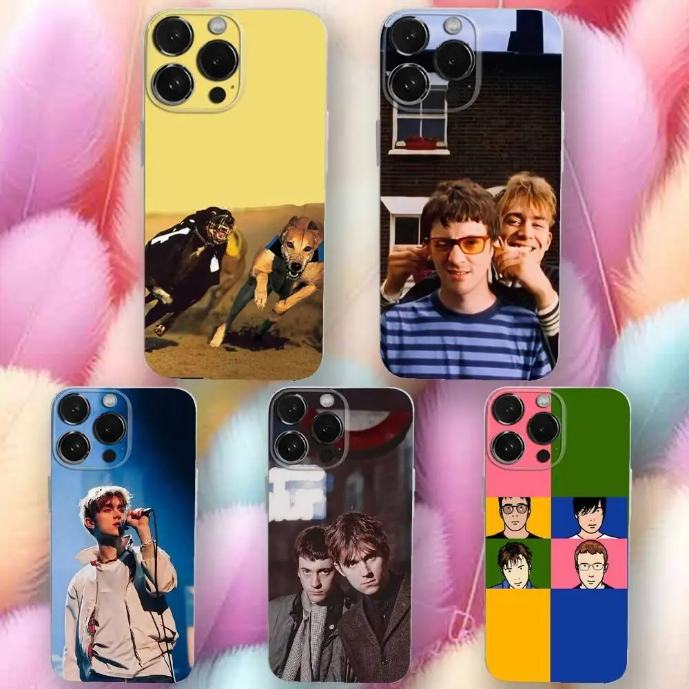 

The Band B-Blurs Phone Case For iPhone 16,se4,15,14,13,12,11 Plus,Pro,Max,XR,XS,X,Plus,SE,Mini Transparent Soft Cover