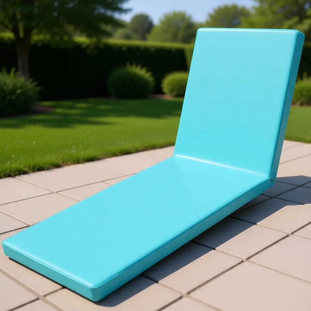 

Сменная подушка для сиденья уличного кресла 71x22x3, цвет бирюзовый, водонепроницаемая