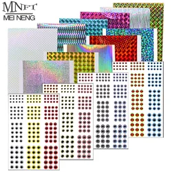 5Pcs/6Pcs Holographic Adhesive Film Sticker Flash Tape with 183Pcs 3D Fishing Lure Eyes Repair Kit DIY Making Fly Tying Fishing