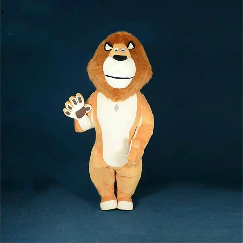 

Inflatable Lion Mascot Costume ADS Blow Up Suit Animal Parade Outfit Clothing Advertising Xmas Adults Size Carnival Halloween US