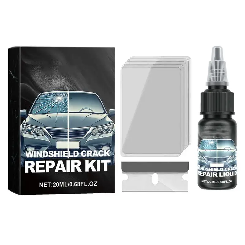 

Car Window Repair Kit Nano Car Glass Repair Set Cracked Windshield Repair Tool Glass Repair Set Car Accessories