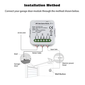Tuya-Smart Garage Controlling Port, Switch-Modul, kompatibel mit Alexa, Google Home, Smart Life 10 Hauptverkaufsmodul WiFi Gate - №4