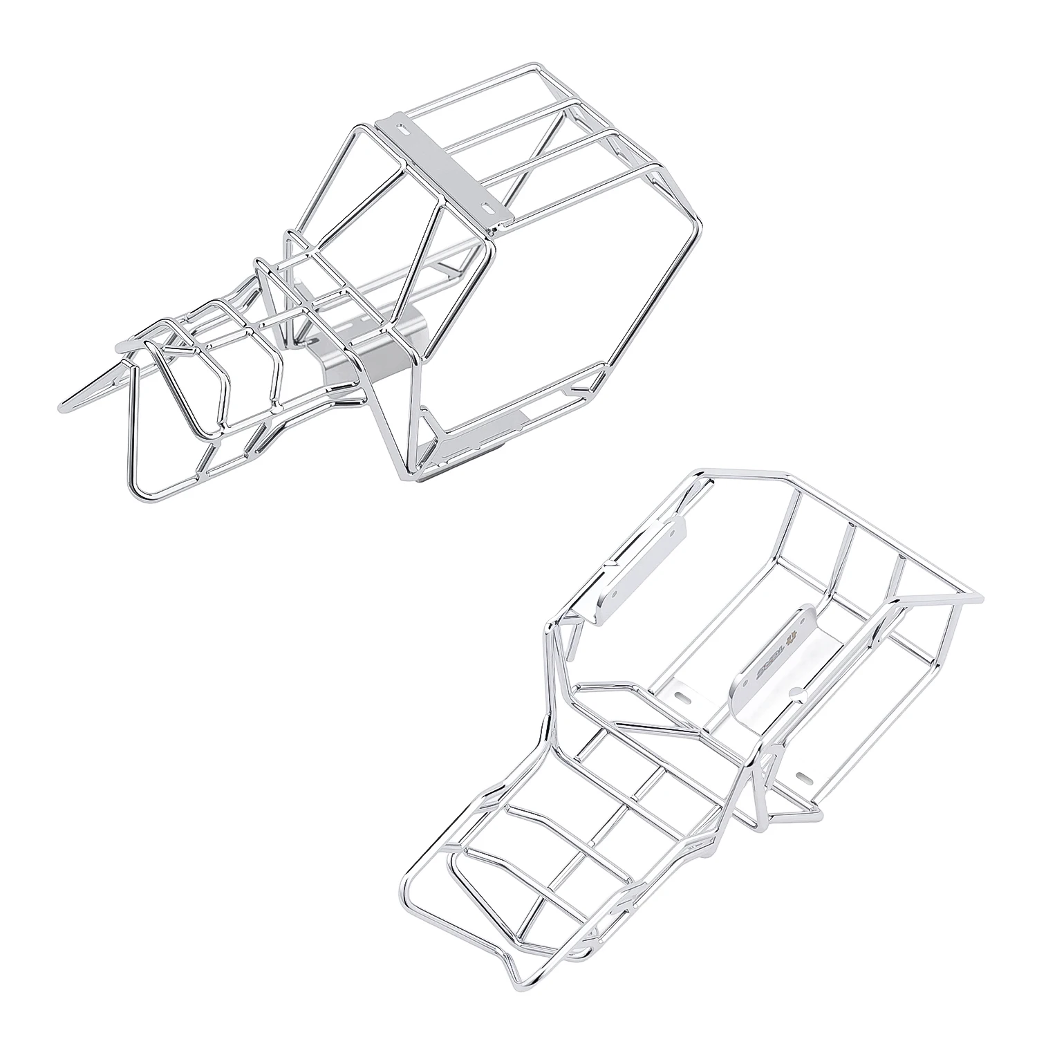 TCRC Metal Roll Cage Body Shell with Aluminum LED Lamp Holder for 1/24 Axial AX24 XC-1 Upgrade