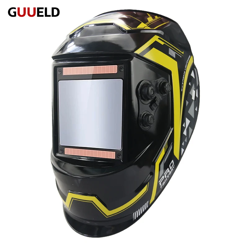 

Big View Eara 4 Arc Sensor DIN5-DIN13 Solar Auto Darkening TIG MIG Grinding True Color Welding Mask/Welder Cap/Welding Helmet