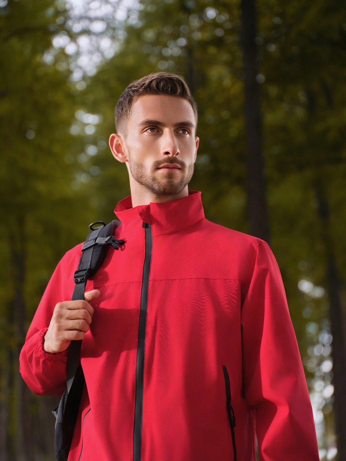 

Men's and Women's Warm Outdoor Jackets Spring and Autumn Windproof Stand-up Collar Long-sleeved Zipper Coat Brand Sports Top