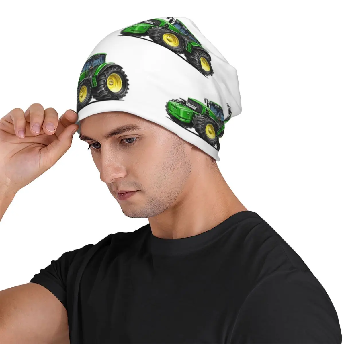 Tractor Men Women Adult Beanies Caps Knitted Bonnet Hat Warm Hip Hop Autumn Winter Outdoor Skullies Hats