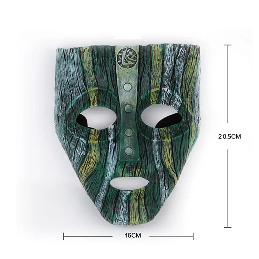 Halloween Loki Resin Masks Jim Carrey Venetian Mask The God of Mischief Masquerade Replica Adult Children Cosplay Costume Props