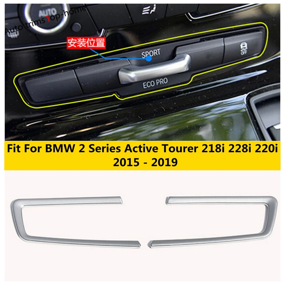 

Central Control Traffic Patterns Frame Cover Trim For BMW 2 Series Tourer F45 F46 218i 220i 228i 2015 - 2019 ABS Accessories