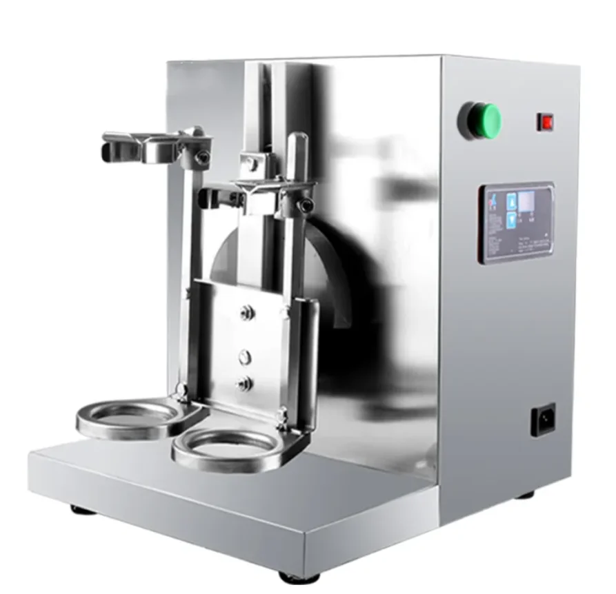 Electric Automatic Milk Tea & Bubble Tea Shaker with Stainless Steel Construction Noise Reduction & Easy Cleaning Features