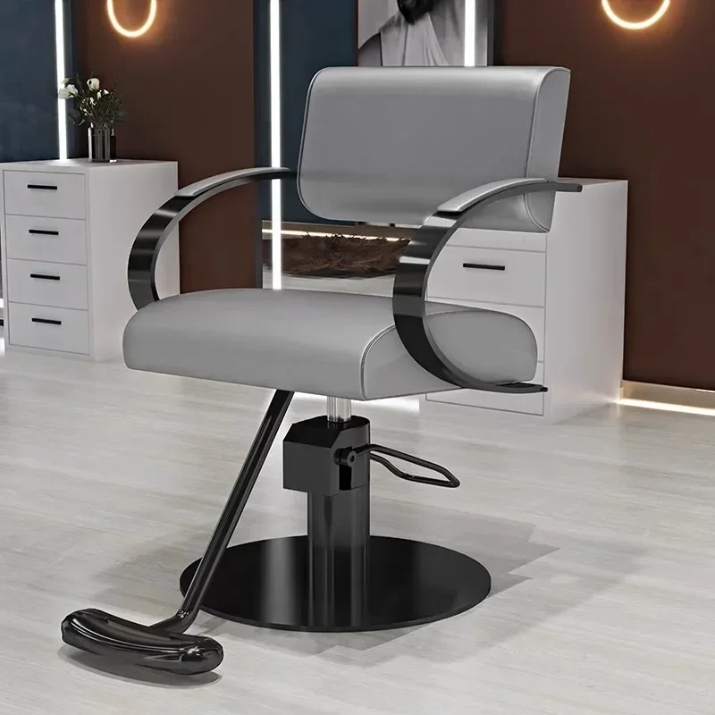 كراسي حلاقة بسيطة عصرية، جمال بسيط، كرسي صالون مريح مريح، تصميم احترافي، أثاث صالون Sillon Barbero #4