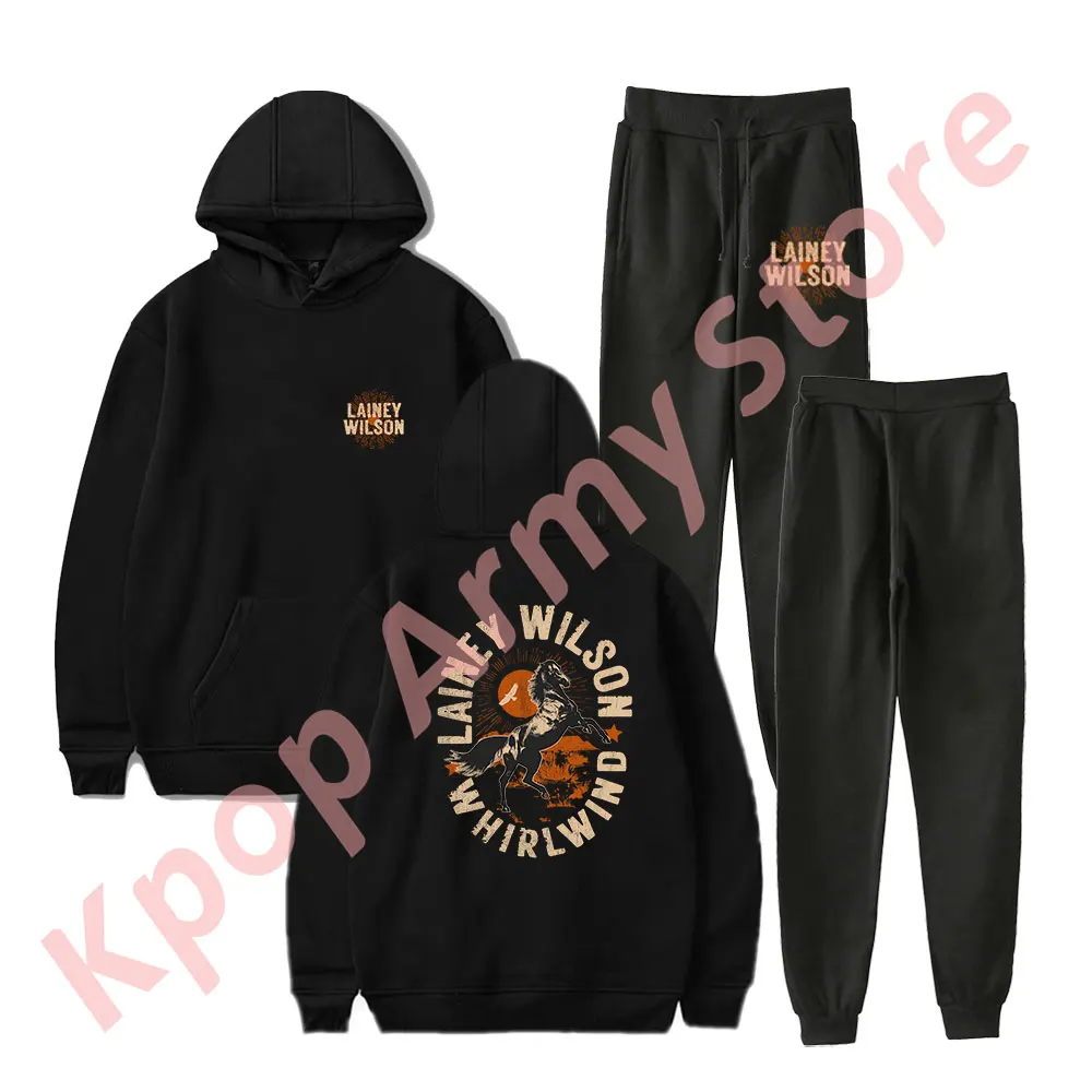 Lainey Wilson Whirlwind Horse Logo Merch Hoodies Jogger Pants Cosplay Women Men Fashion Casual Streetwear