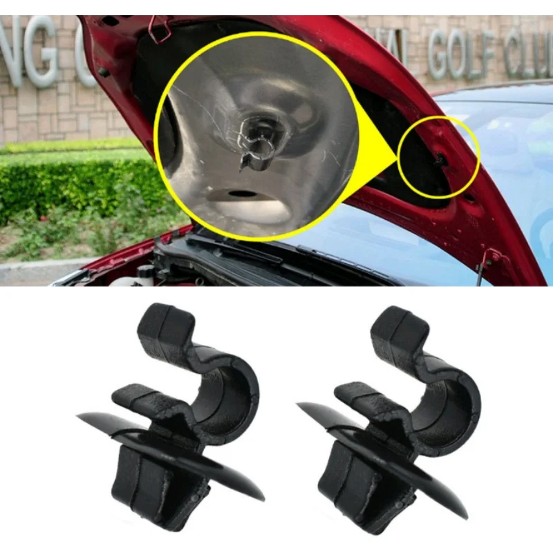 Hood Rod Bonnet Support Clips For Citroen Berlingo C2 C3 C4 C5 AX Berlingo B9 Eurovans Saxo Peugeot 1007 106  Vauxhall Vivaro