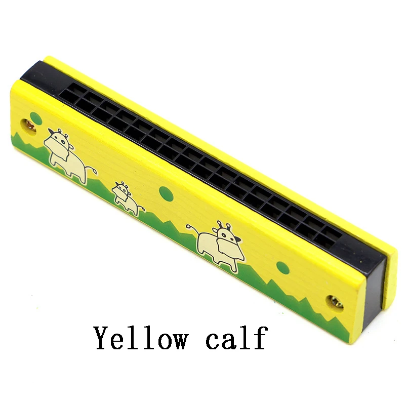 Kinderen Houten Mondharmonica Muziekinstrument Speelgoed Muziek Leermiddelen Puzzel Vroeg Onderwijs Kleuterschool Beginners TMZ