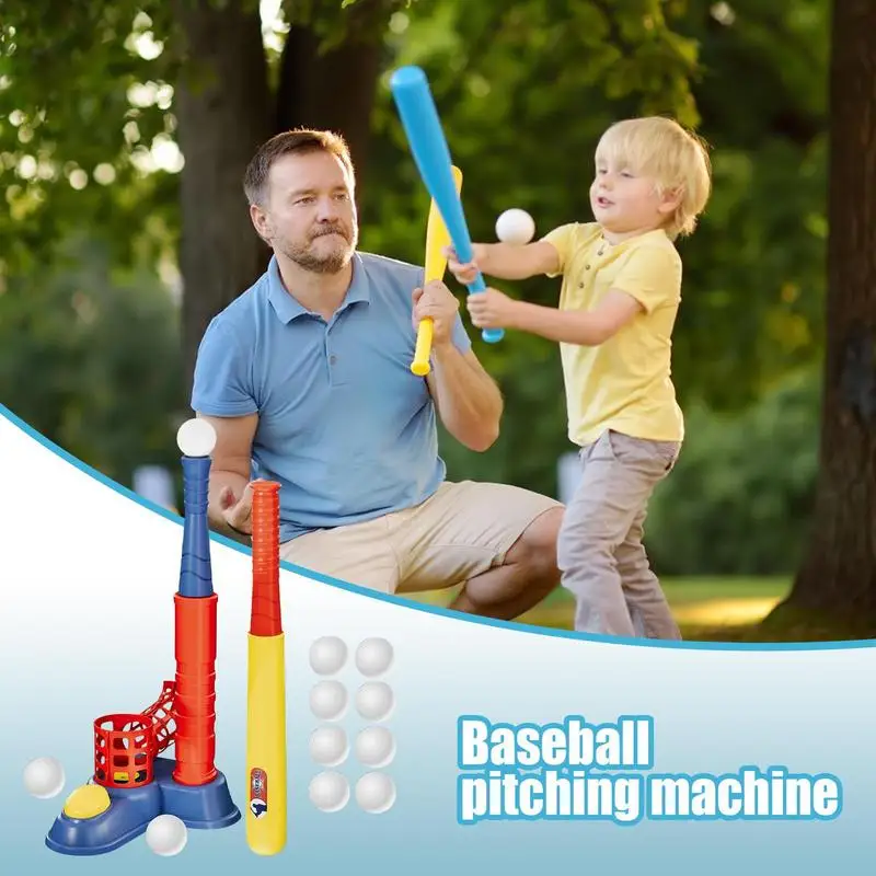 

Ball Pitching Machine Softball Throwing Machine Baseball Soft Toss Machine Sports Training Equipment for Garden Yard Lawn Ground