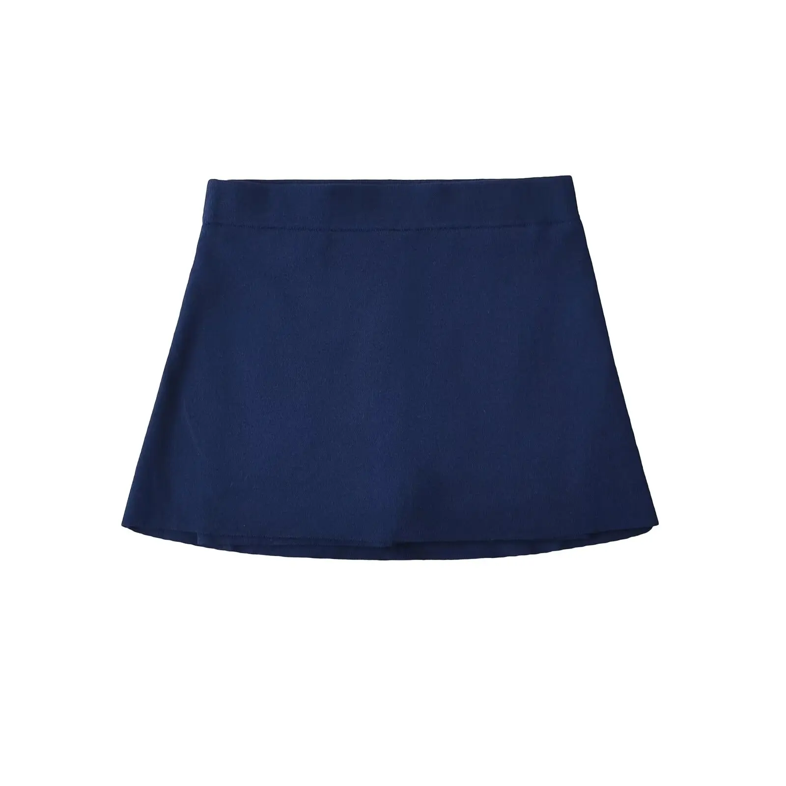 تنورة قصيرة محبوكة للنساء، مزودة بسروال أمان، عالية الخصر، ضيقة، ملفوفة، على طراز الشارع الأمريكي الرجعي، متعددة الاستخدامات