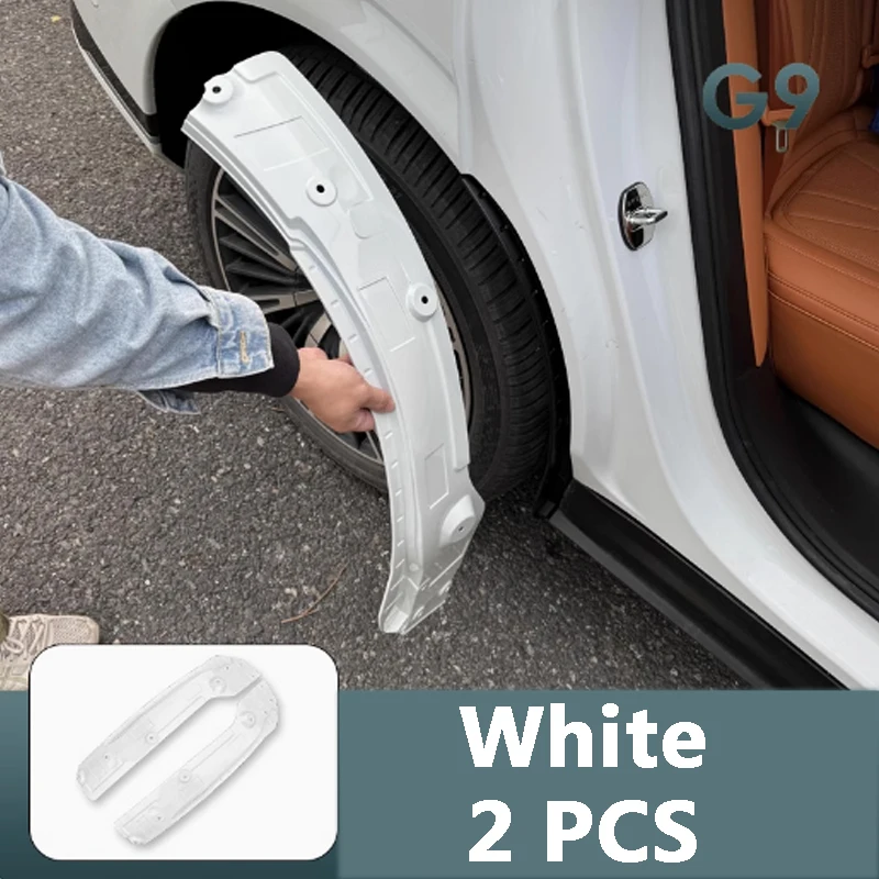 

For Xpeng G9 XiaoPeng 2022 2023 2024 Car ABS Rear Fender Mudguard Refit Rear Tire Fender Wheel Lining Fender Accessories