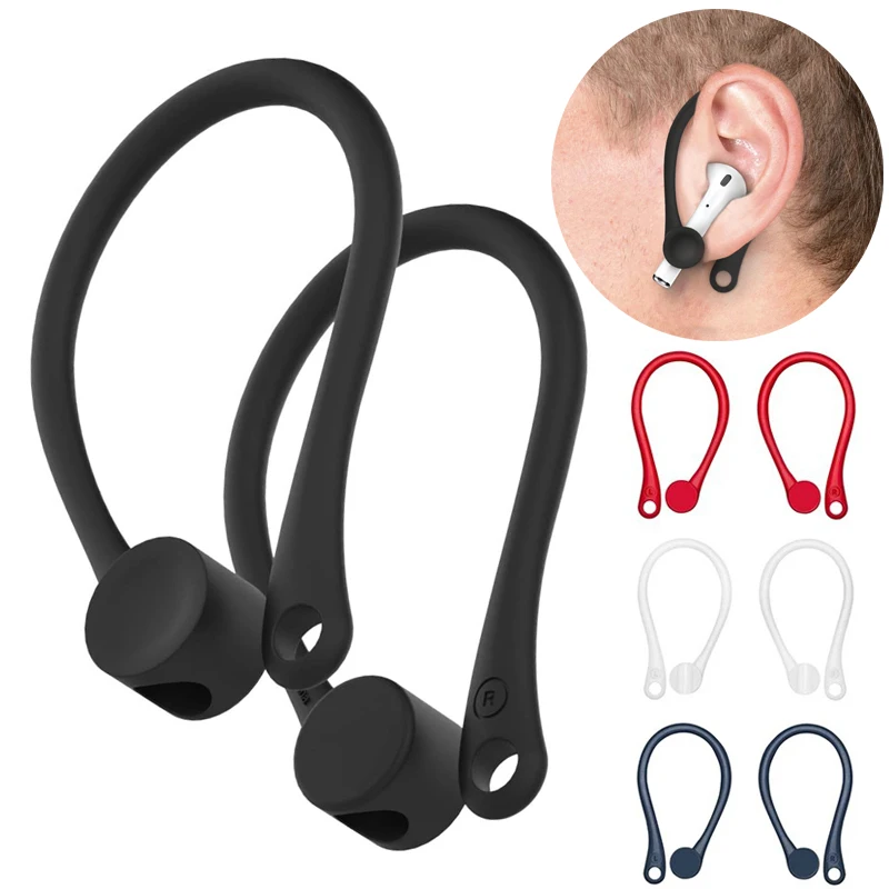 Mini Anti-fall Bluetooth Wireless Headset Earhooks Earphone Protector Holder Sports Anti-lost Ear Hook for Airpods 1 2 Air Pods