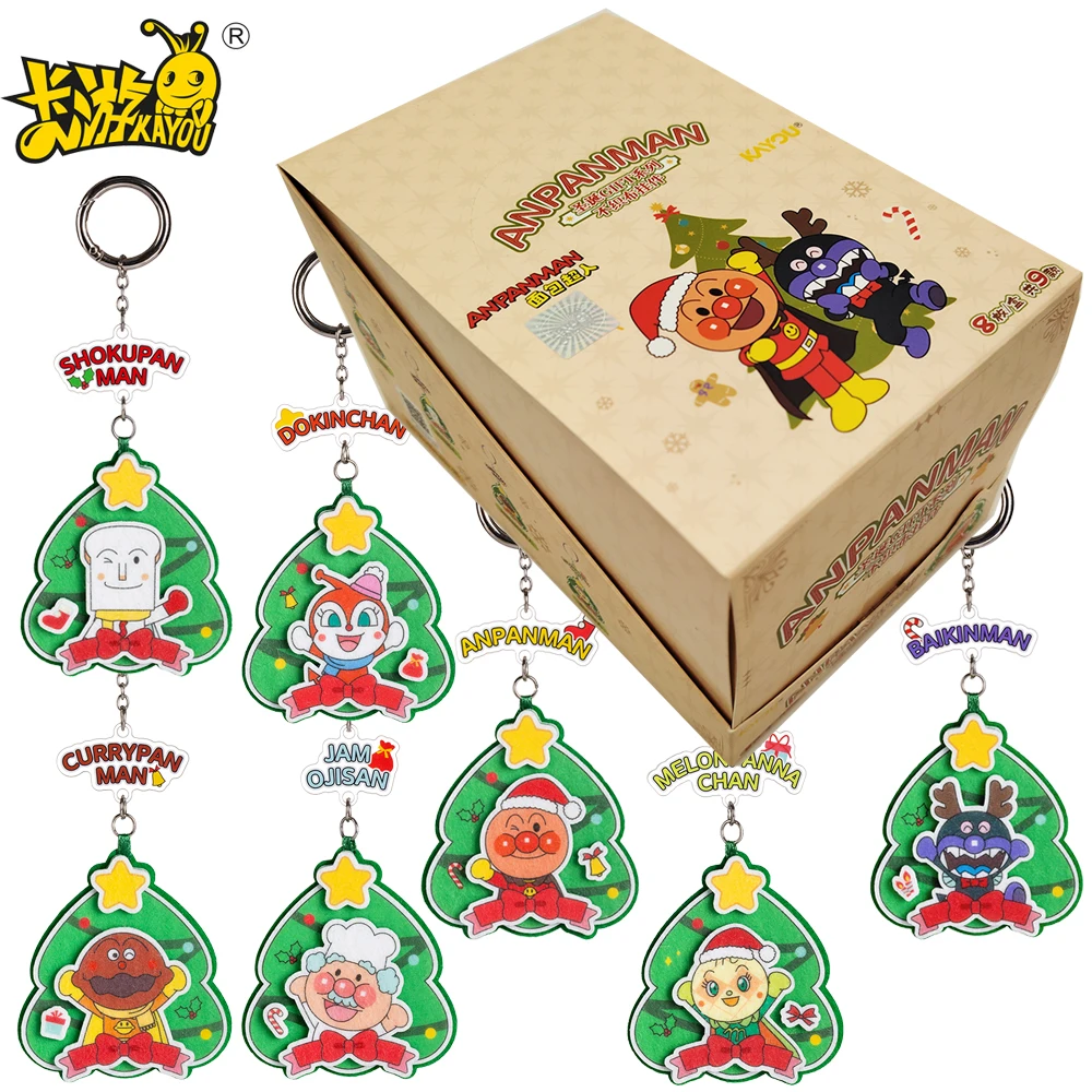 

Подлинные подвески из нетканого материала KAYOU Anpanman, рождественское издание, праздничные сумки, украшения, праздничные подарки-сюрпризы для друзей